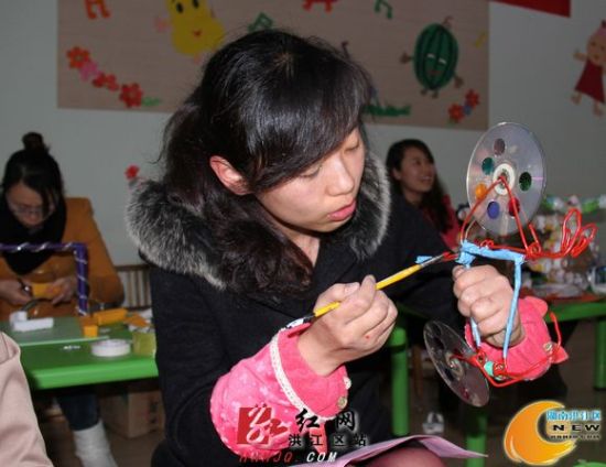 懷化洪江區幸福幼兒園手工制作大賽精彩紛呈，創意無限